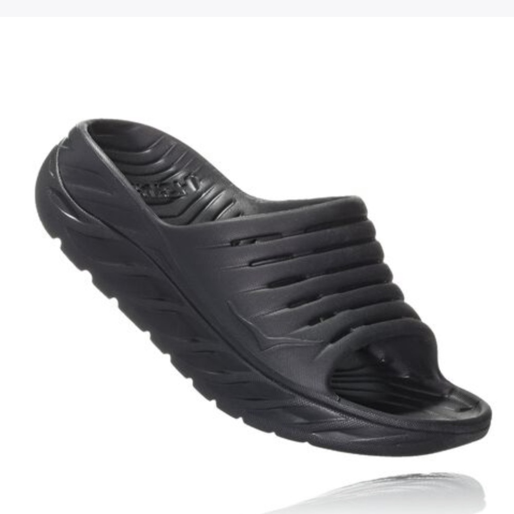 HOKA One One Ora Recovery Black Slides size 11 men’s
